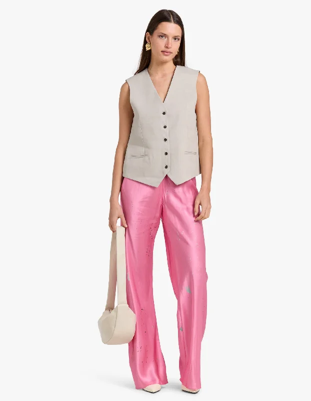 Bias Cut Pants - Hog Wash Fashionable Sporty Pants