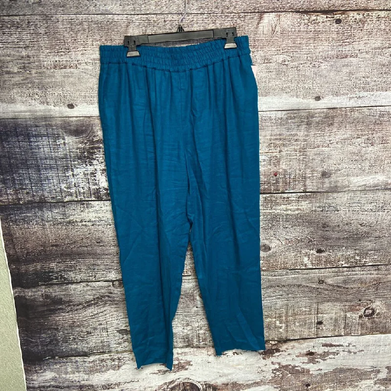 MICHAEL KORS CERULEAN PANT SIZE LARGE TCC Trendy Printed Leggings