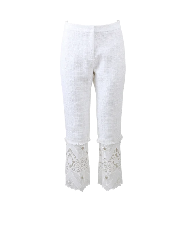Nathan Crochet Tweed Pant Fashionable Sporty Pants