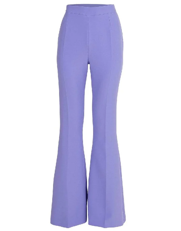 Periwinkle Halluana Flared Leg Pant Fashionable Track Pants