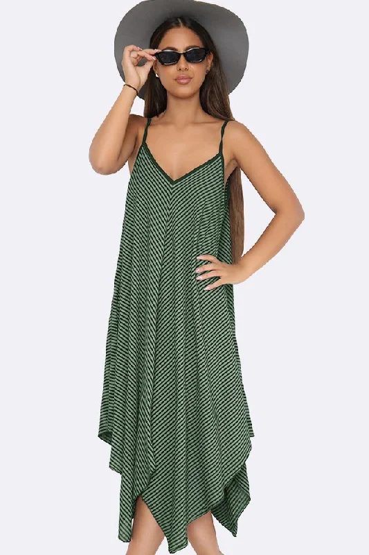 Pinstripe - Khaki