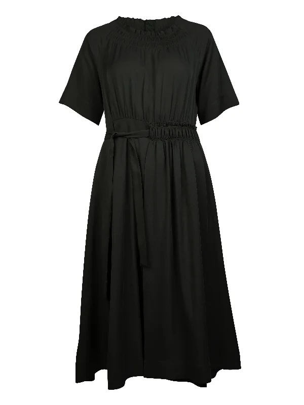 YMKE belt dress - Black