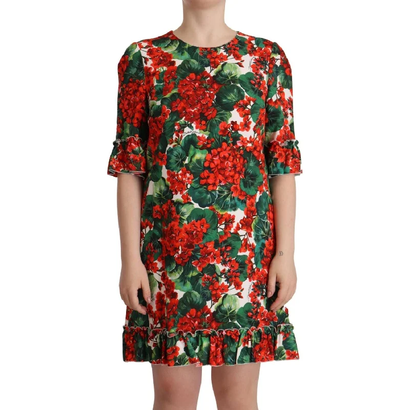 Dolce & Gabbana Floral Mini Enchantment Dress