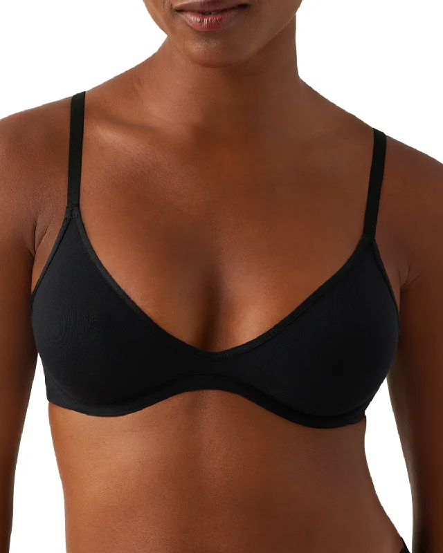 B. Tempt'd by Wacoal Cotton To A Tee Scoop Underwire Bra (More colors available) - 951272 Notch Collar Peter Pan Collar Cowl Neck