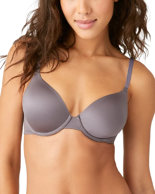 B. Tempt'd By Wacoal Future Foundation T-shirt Bra (More colors available) - 953281 - Shark Silk Blend Satin Velvet