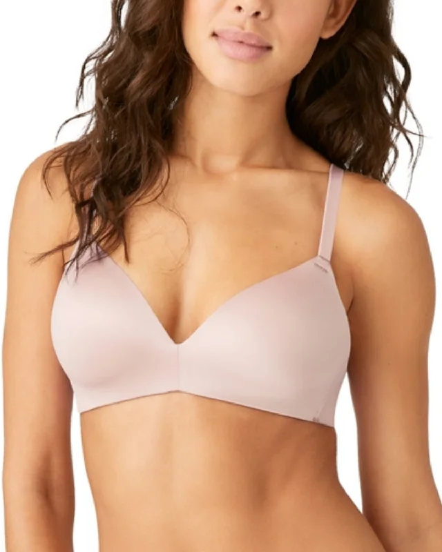 B. Tempt'd By Wacoal Future Foundation Wire Free T-Shirt Bra (More colors available) - 956281 - Rose Smoke Chenille Brocade Lace