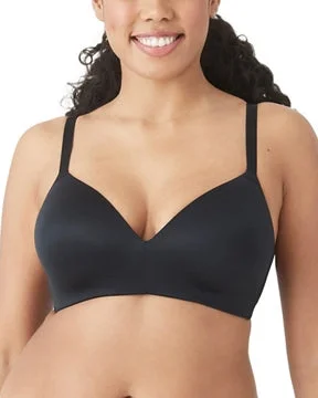 B. Tempt'd By Wacoal Future Foundation Wire-Free T-shirt Bra with Lace (More colors available) - 952253 - Night Fleece Nylon Spandex