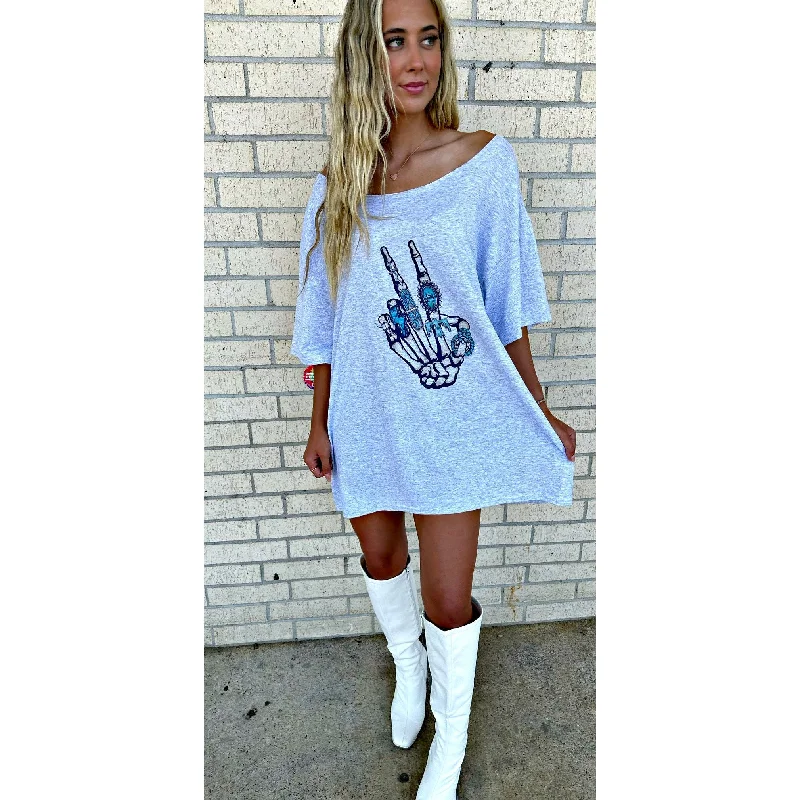 Graphic t-Shirt Dress ( lots of designs- pick you design) Terry Blend Velvet Blend Canvas Blend