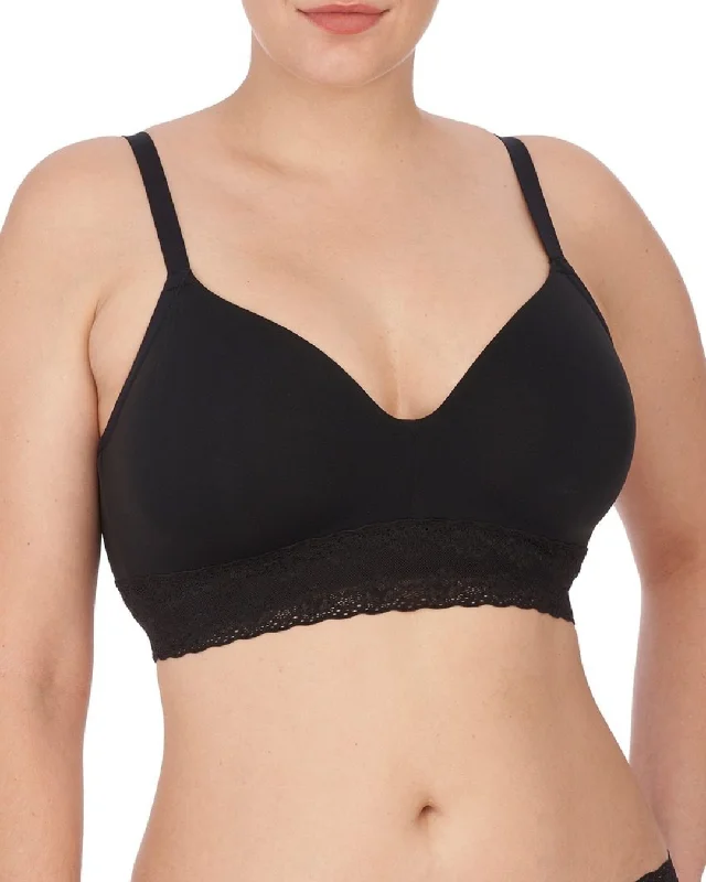 Natori Bliss Perfection Contour Wireless T-Shirt Bra (More colors available) - 723154 Denim Fabric Leather Fabric Suede Fabric