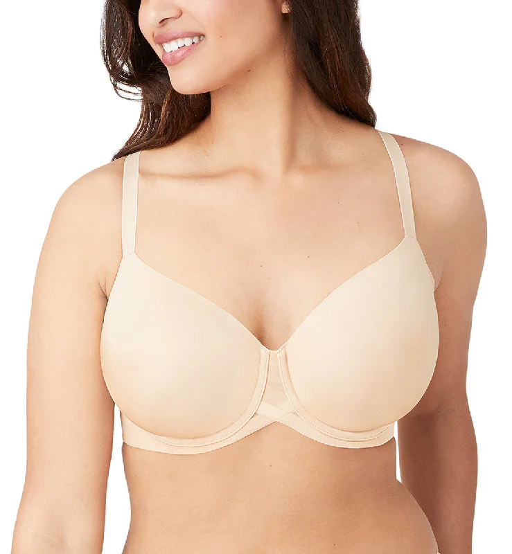 Wacoal Ultimate Side Smoother Underwire Contour T-Shirt Bra (853281) - Sand Hooded Caped Shawl Collar