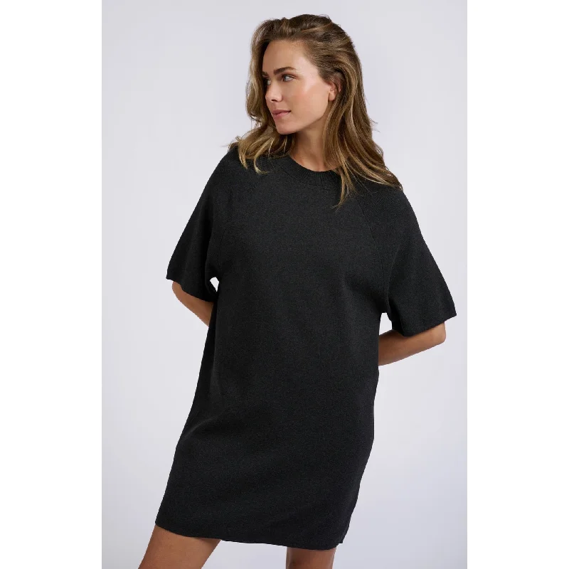 YAYA 600145-408 Knitted T-Shirt Dress Boxy Fit Fitted Loose