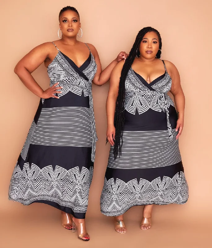 Cape Town Maxi Dress Elegant Maxi Dress with Pockets