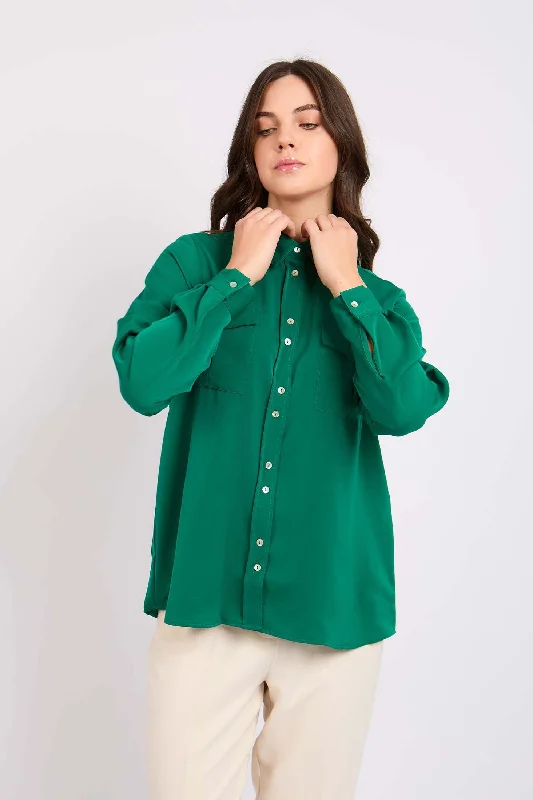 Blouse Stretchy Fitted Blouse