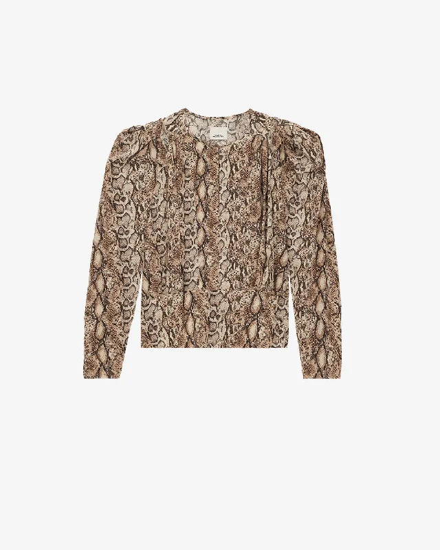 ZARGA BLOUSE Feminine Pastel Blouse
