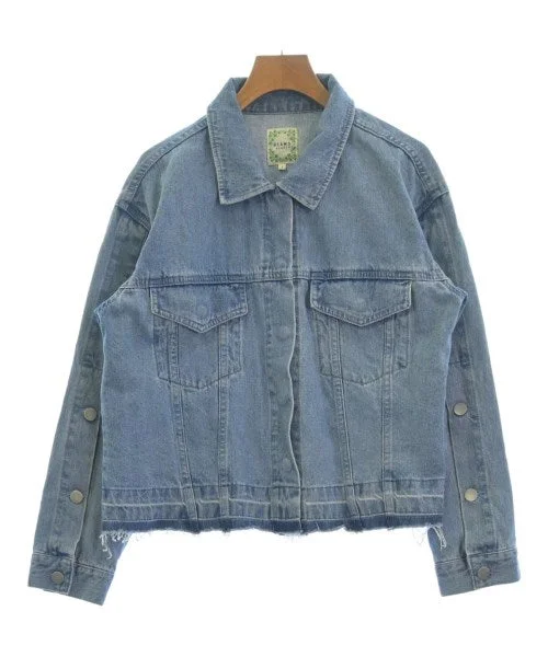 BEAMS HEART Denim jackets Satin Jacket Silk Jacket Chiffon Jacket
