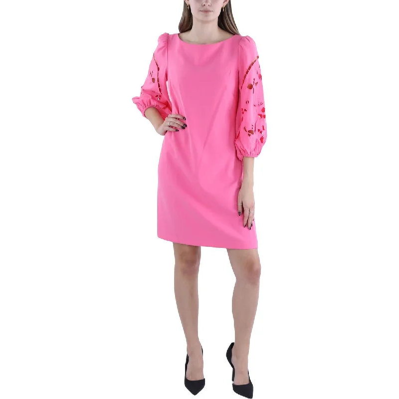 Womens Cut-Out Short Mini Dress Comfortable Linen Mini Dress