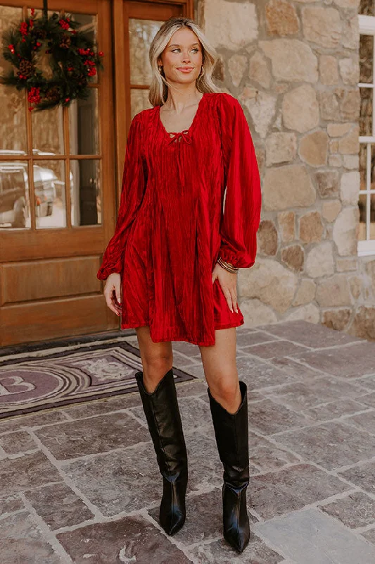 Cocktails Over Chit Chat Velvet Mini Dress Comfortable Polka Dot Mini Dress