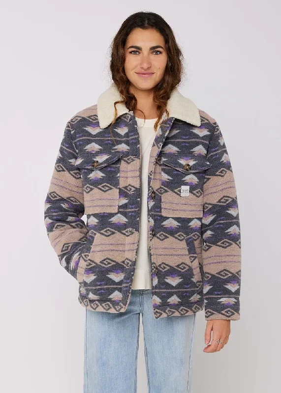 Sisstrevolution Loewy Oversized Jacket - pink smoke Denim Jacket Leather Jacket Suede Jacket