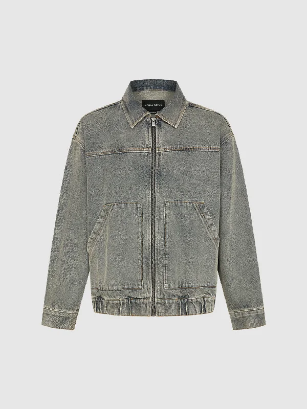 Denim Jackets Tailored Jacket Straight Jacket A-Line Jacket