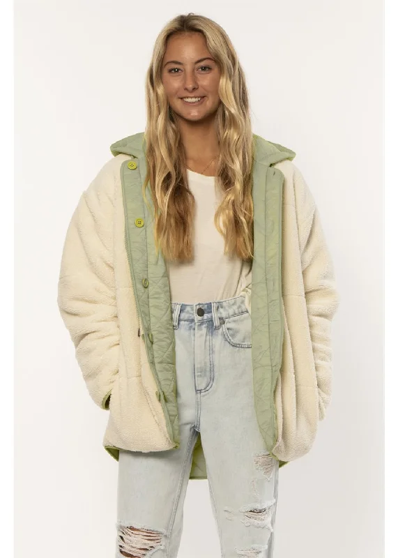 Sisstrevolution Sublime Ls Wvn Jacket / Sea moss Corduroy Jacket Velvet Jacket Brocade Jacket