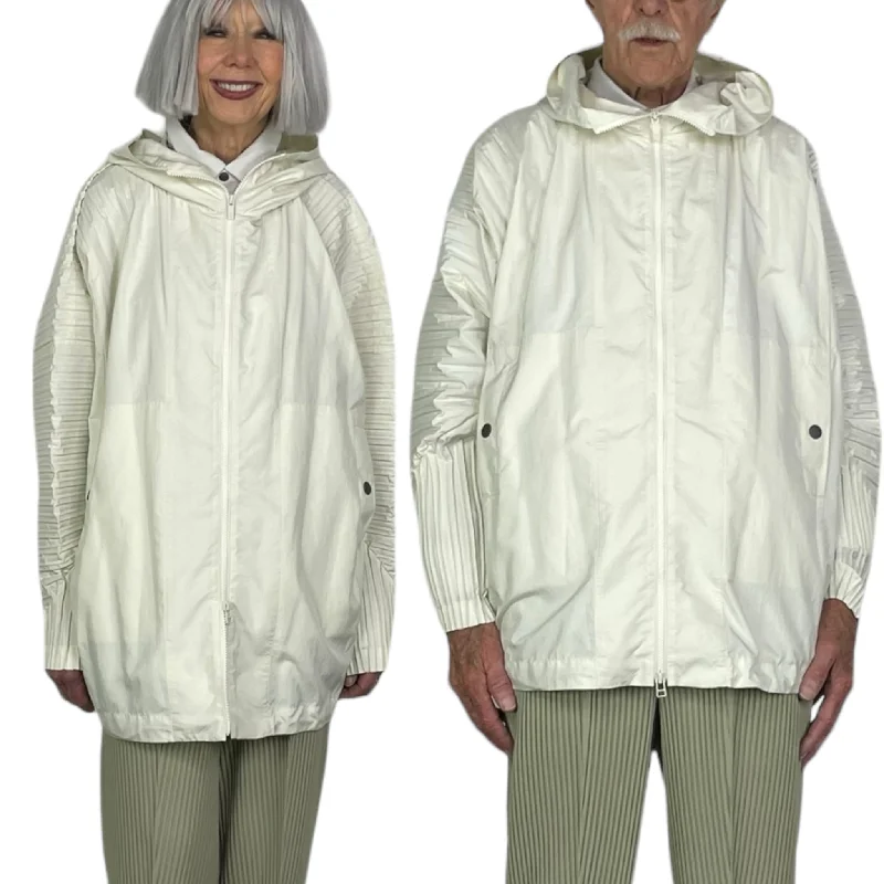 CASCADE HOODED JACKET A-Line Jacket Boat Neck Shawl Collar