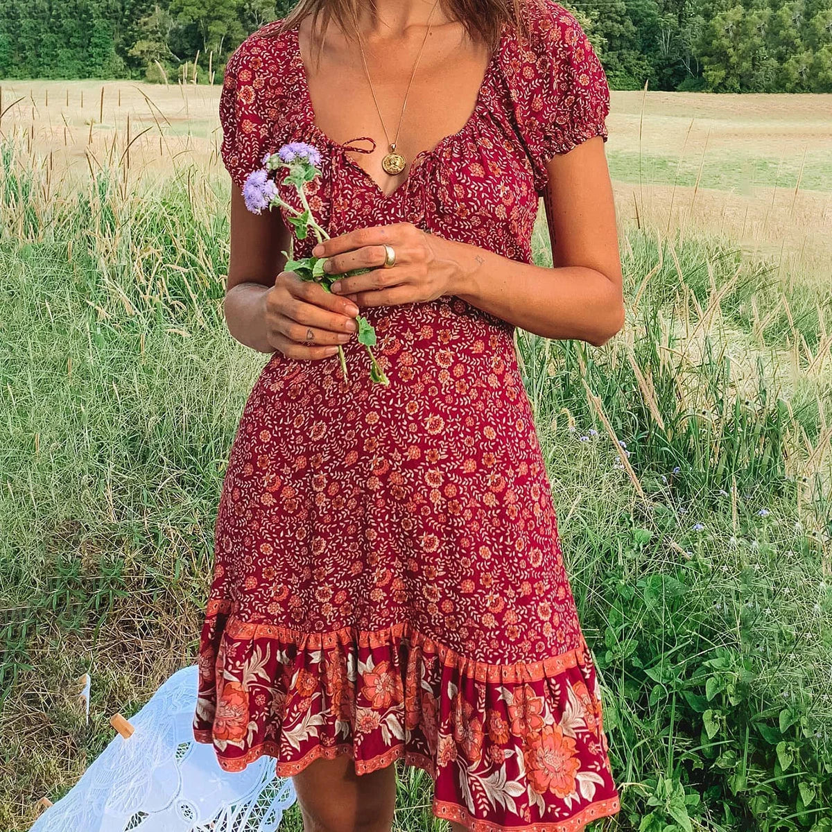 LIZAKOSHT - puff Print Short Sleeve Mini Dresses Women vintage red Floral Beach Summer Dress Boho beach cotton vestidos robe Elegant Tulle Mini Dress LIZAKOSHT - puff Print Short Sleeve Mini Dresses Women vintage red Floral Beach Summer Dress Boho beach cotton vestidos robe Elegant Tulle Mini Dress