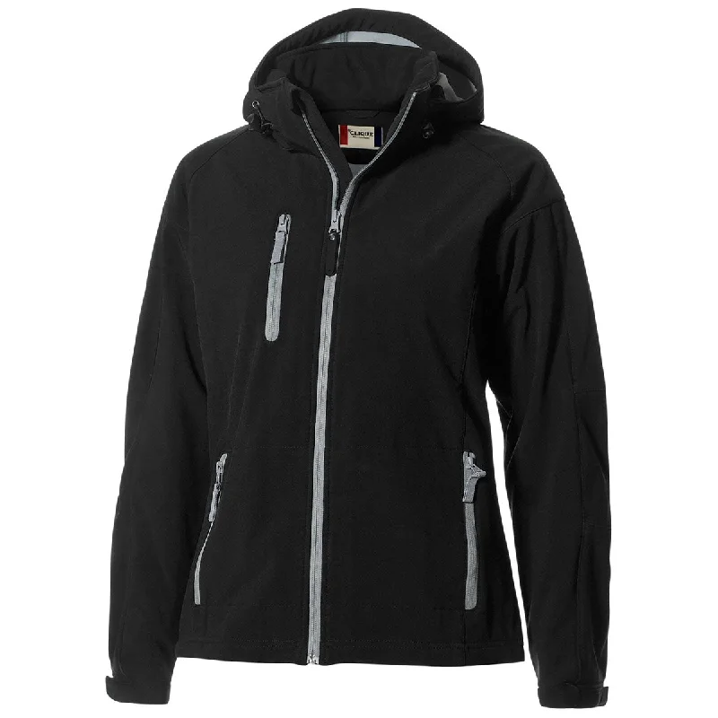 Clique Women's Black Tulsa Jacket Fleece Jacket Down Jacket Parka