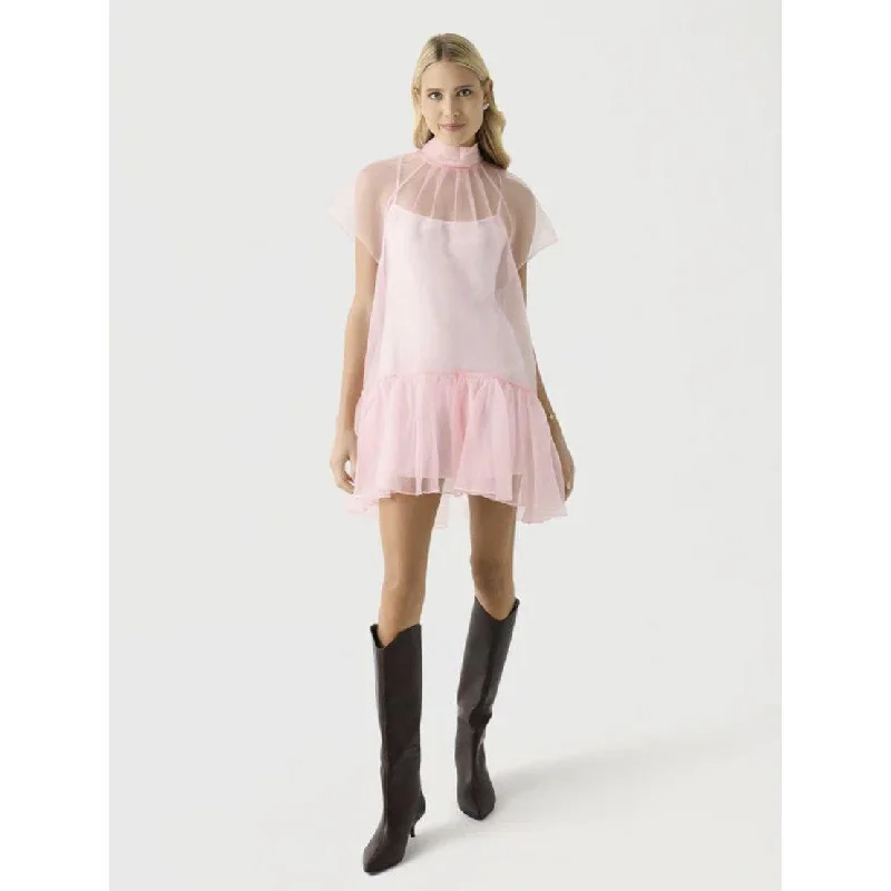 Simkhai Beaux Tiered Mini Dress Elegant Lace Mini Dress