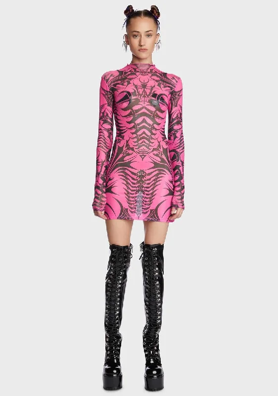 Sweet Body Of Sin Mini Dress Stylish Button-Down Mini Dress