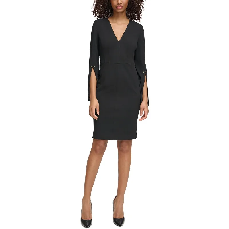 Tommy Hilfiger Womens Long Sleeve Above the Knee Mini Dress Trendy Crossover Mini Dress Tommy Hilfiger Womens Long Sleeve Above the Knee Mini Dress Trendy Crossover Mini Dress