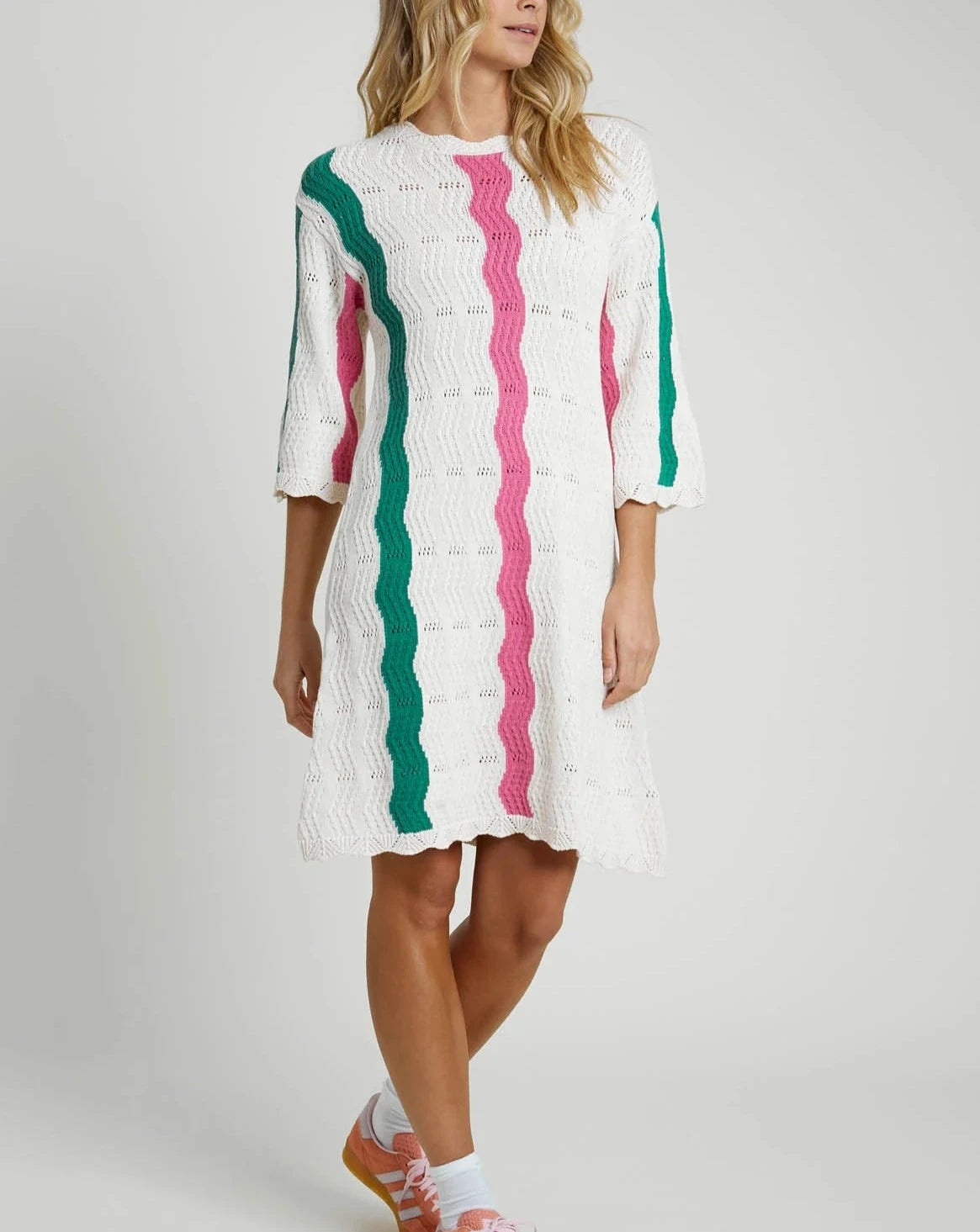 Weava Mini Dress Trendy Mini Dress with Belt