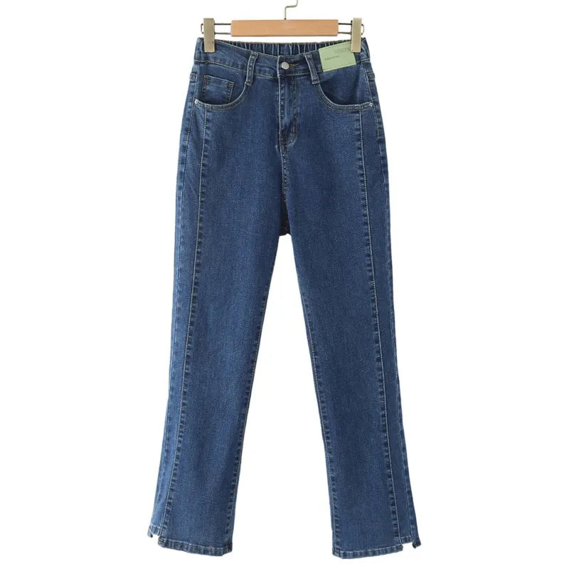 Clothes Women Jeans Plus Size Slim High Waist Stretch Denim Flare Pants Casual Distressed Skinny Jeans Clothes Women Jeans Plus Size Slim High Waist Stretch Denim Flare Pants Casual Distressed Skinny Jeans