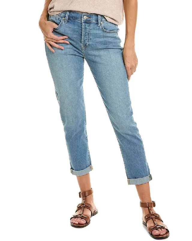 7 For All Mankind Kimmie Straight Leg Jean Stylish Shredded Denim Jeans