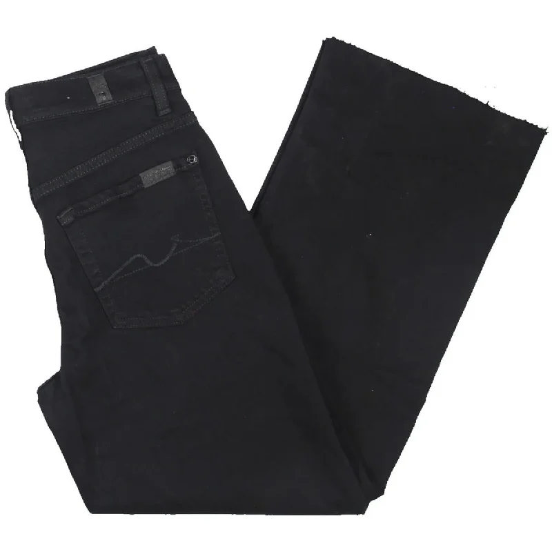 7 For All Mankind Womens 7 Cropped Trouser Cropped Jeans Chic Double Waistband Jeans 7 For All Mankind Womens 7 Cropped Trouser Cropped Jeans Chic Double Waistband Jeans