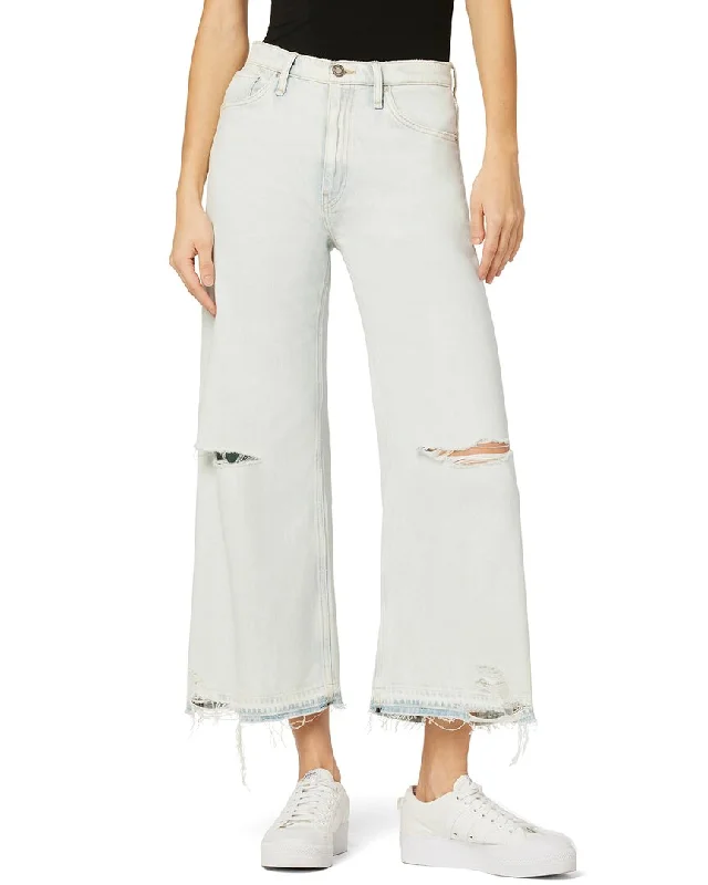 Hudson Jeans Jodie Wide Leg Crop Worthy Dest Jean Casual Loose Fit Jeans