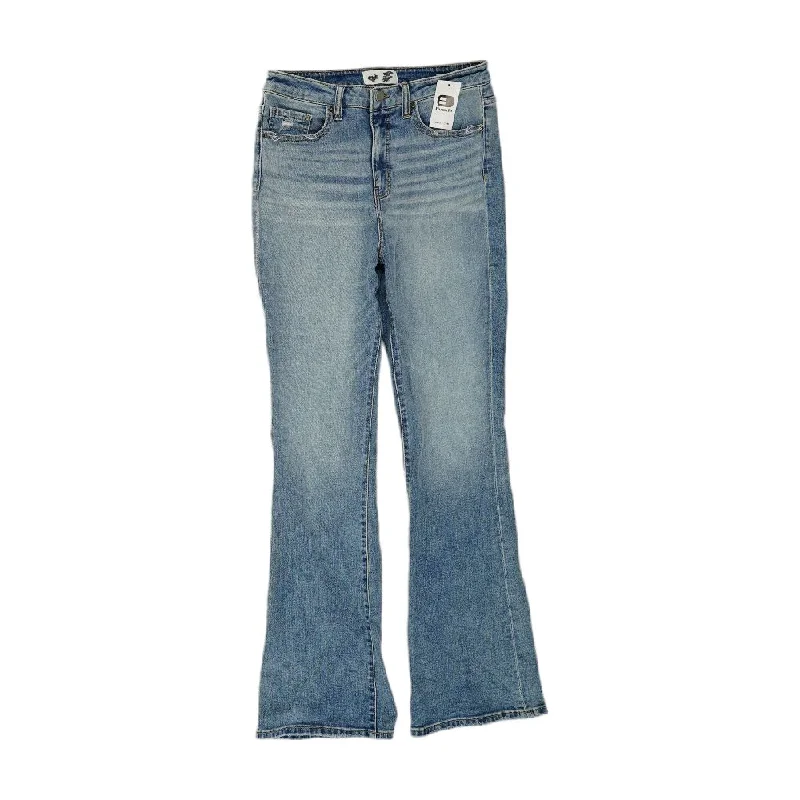 Blue Solid Jeans Elegant Skinny Leg Jeans