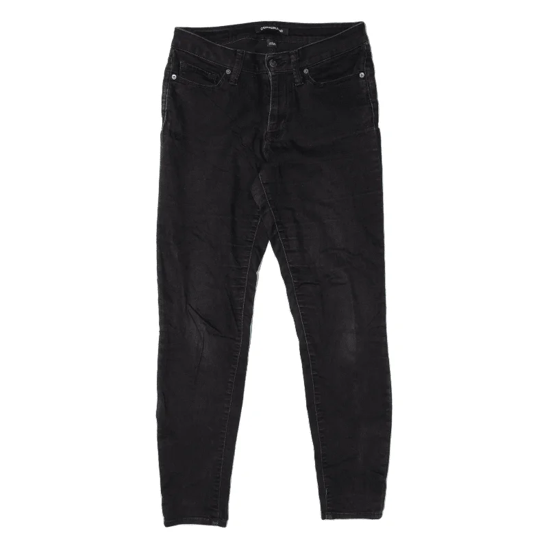 CALVIN KLEIN Jeans Black Denim Slim Skinny Womens W30 L29 Trendy Flared Leg Jeans