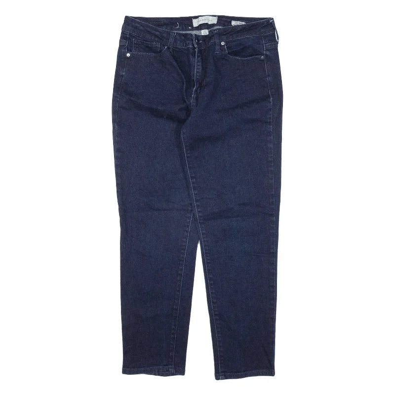 CALVIN KLEIN Jeans Blue Denim Slim Skinny Womens W28 L25 Trendy Colored Denim Jeans
