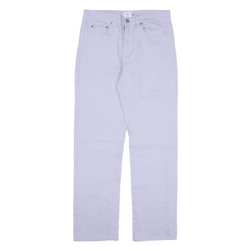 CALVIN KLEIN Jeans Purple Denim Regular Straight Womens W28 L28 Stylish Bootcut Denim Jeans CALVIN KLEIN Jeans Purple Denim Regular Straight Womens W28 L28 Stylish Bootcut Denim Jeans