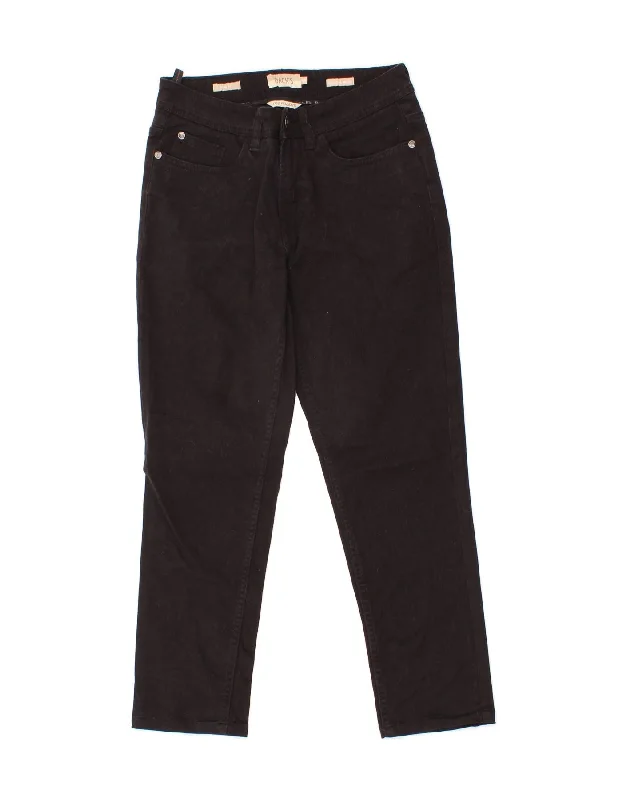DACK'S Womens Slim Jeans IT 44 Medium W28 L25 Black Cotton Casual Skinny Fit Jeans