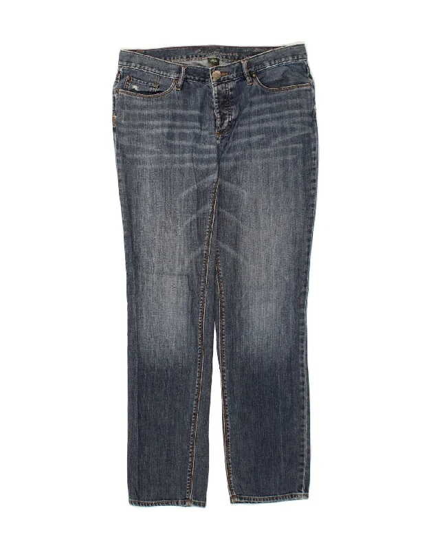 EDDIE BAUER Womens Boyfriend Straight Jeans US 8 Medium W34 L32 Blue Casual Straight-Leg Jeans EDDIE BAUER Womens Boyfriend Straight Jeans US 8 Medium W34 L32 Blue Casual Straight-Leg Jeans