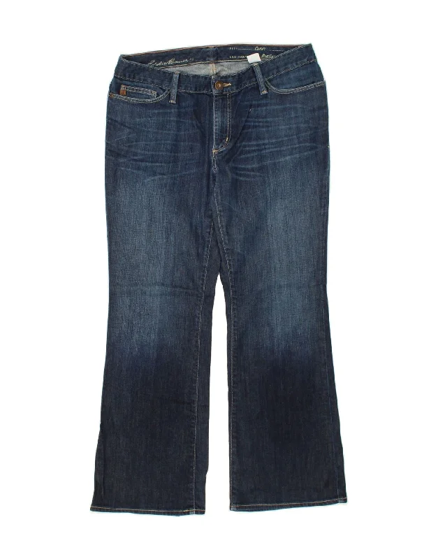 EDDIE BAUER Womens Curve Bootcut Jeans US 12 Large W34 L29 Blue Cotton Stylish High-Waisted Denim EDDIE BAUER Womens Curve Bootcut Jeans US 12 Large W34 L29 Blue Cotton Stylish High-Waisted Denim