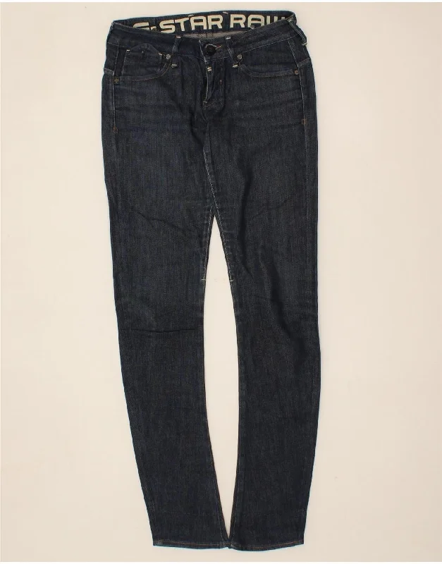 G-STAR Womens Slim Jeans W30 L33 Blue Comfortable Jogger Style Jeans