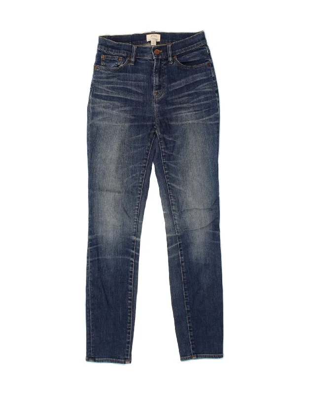 J. CREW Womens Lookout High Rise Skinny Jeans W26 L30 Blue Cotton Trendy Skinny Fit Jeans J. CREW Womens Lookout High Rise Skinny Jeans W26 L30 Blue Cotton Trendy Skinny Fit Jeans
