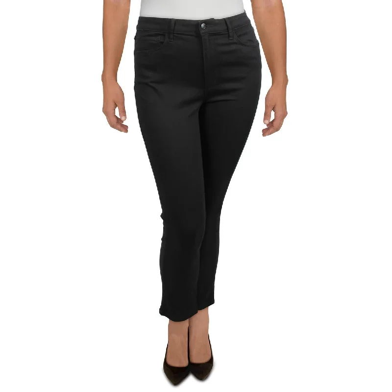 Joe's Womens High Rise Ankle Straight Leg Jeans Comfortable Zip-Fly Denim Jeans