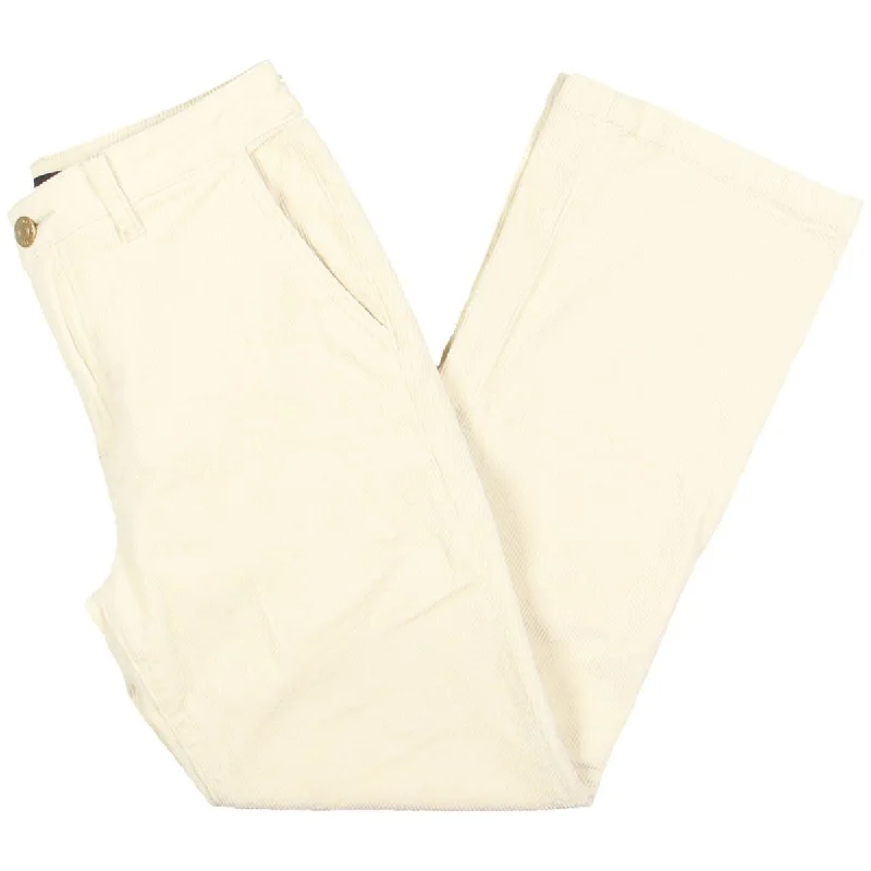 Kut From The Kloth Womens Corduroy High Rise Bootcut Jeans Stylish Relaxed Fit Skinny Jeans