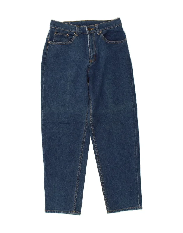 L.L.BEAN Womens High Waist Tapered Jeans US 8 Medium W26 L27 Blue Cotton Comfortable Faded High-Rise Jeans L.L.BEAN Womens High Waist Tapered Jeans US 8 Medium W26 L27 Blue Cotton Comfortable Faded High-Rise Jeans