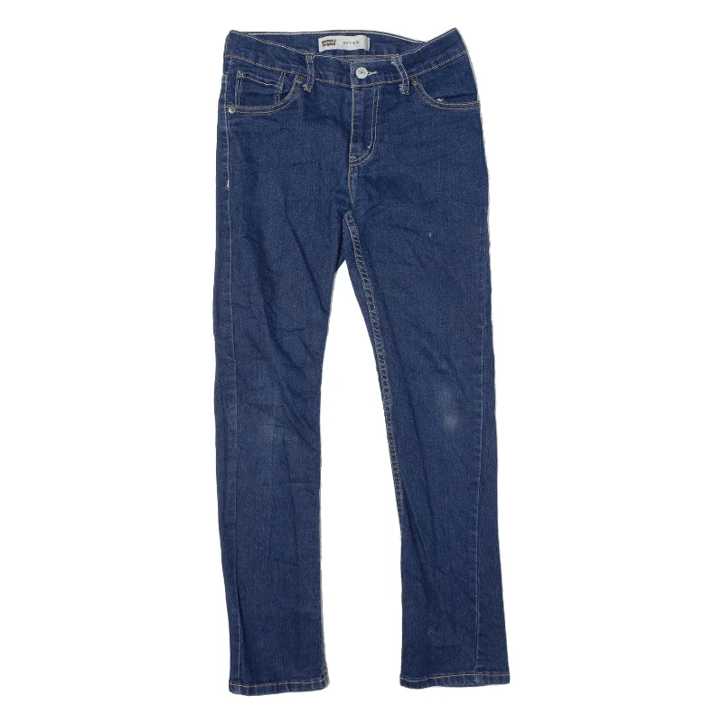 LEVI'S 511 Jeans Blue Denim Slim Skinny Womens W27 L27 Cozy Stretch High-Waist Jeans