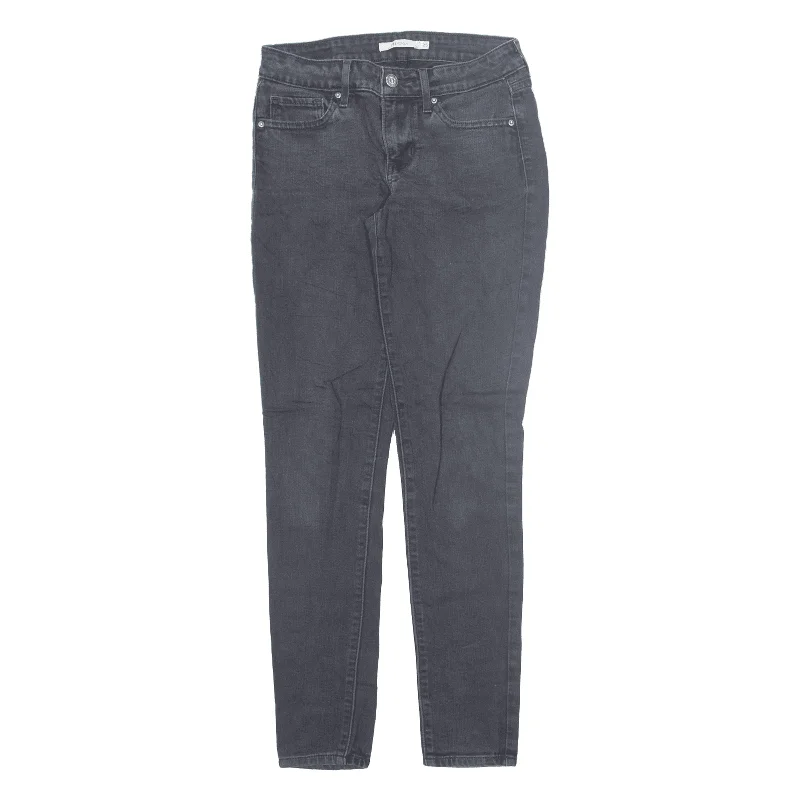 LEVI'S 711 Jeans Black Denim Slim Skinny Womens W25 L30 Casual High-Waisted Bootcut Jeans LEVI'S 711 Jeans Black Denim Slim Skinny Womens W25 L30 Casual High-Waisted Bootcut Jeans