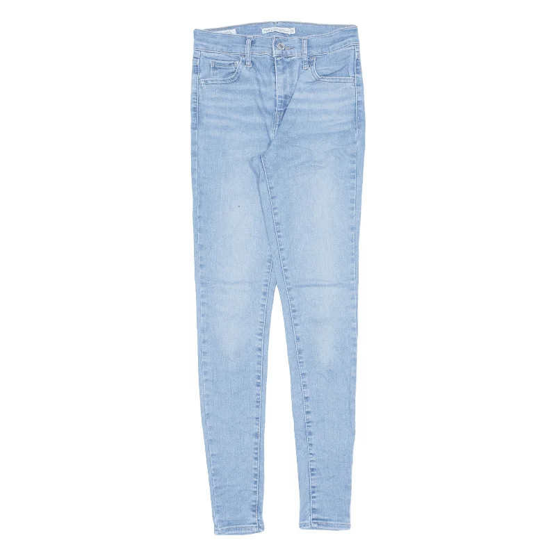 LEVI'S 720 High Rise BIG E Jeans Blue Denim Slim Skinny Stone Wash Womens W24 L30 Trendy Vintage Denim Jeans LEVI'S 720 High Rise BIG E Jeans Blue Denim Slim Skinny Stone Wash Womens W24 L30 Trendy Vintage Denim Jeans